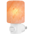 Naturlig kristall Himalaya salt lampa | Pluggbara sänglampa