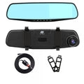 SafeMirror HD Backspeglar med Dashcam – 1080p, Rörelsedetektering & Vidvinkel