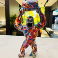 Lyxig Graffiti Donkey Kong Fat Skulptur