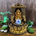 Fantastisk Ganesha-statyn med LED-inre vattensprut