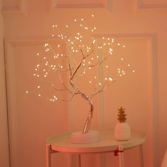 Ljus Träd Bordslampa