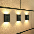 Solenergidriven terrassvägglampa