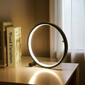 Halo Glo Lampa – minimalistisk dimbar rund LED-bordslampa