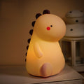Squishy Silikon Blushande Dinosaur LED Nattlampa - Perfekt Gåva för Barn och Flickor