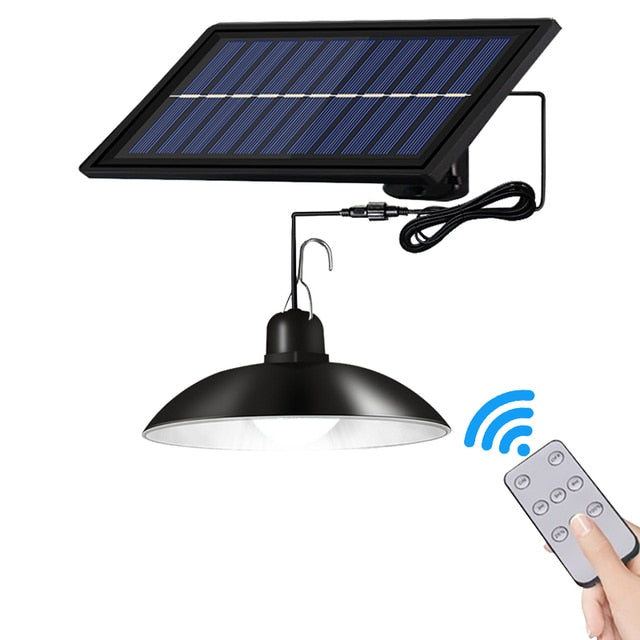 Sol-Motion Sensor-Utebelysning med Fjärrkontroll