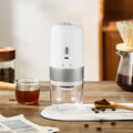 Elektrisk Kaffekvarn Typ C USB-laddning Professionell Keramisk Malningskärna Kaffebönor Kvarn Bärbar Kaffemaskinstillbehör