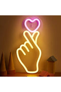 Hand Hjärta LED Neon
