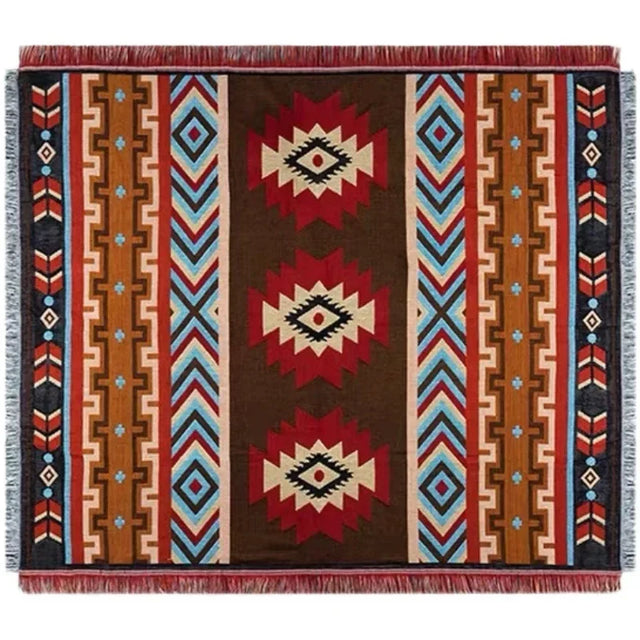 Utomhus Bohemisk Picknickfilt - Fuktresistent Camping- och Picknickfilt i Etnisk Stil