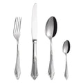 Elegant bestickset i gulddesign