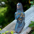 Helande Gudinna Skulptur: Resin abstrakt