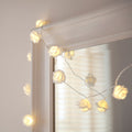 30 LED Ros Fairy Lights varm vit