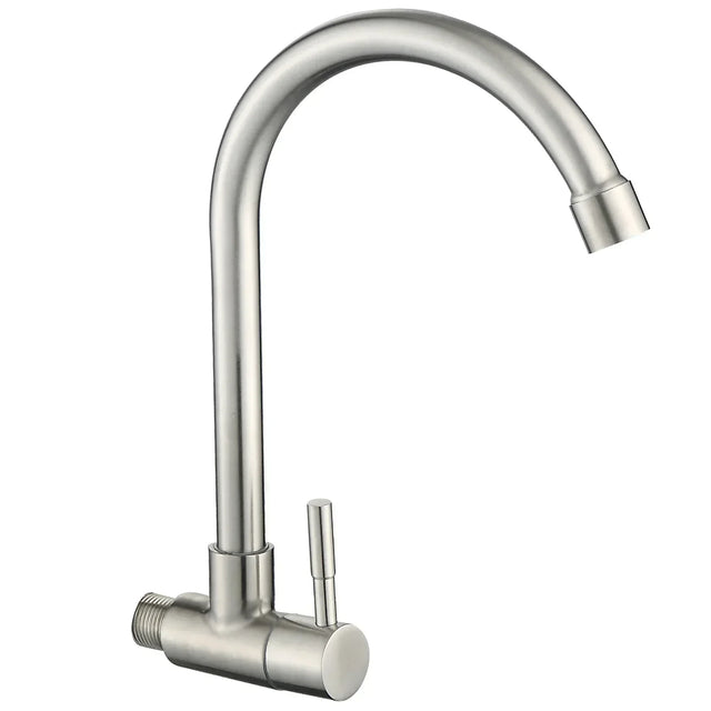 Malka - Rotera Modern Svart Enkelhandtag Kallvatten Kök Drickfaucet