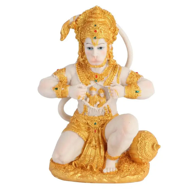 1 Styck Hanuman Buddha Apa Gud Staty Figur i Sydostasiatisk Stil Hemskulptur Lord Hanuman Staty Buddha Figur Ornament