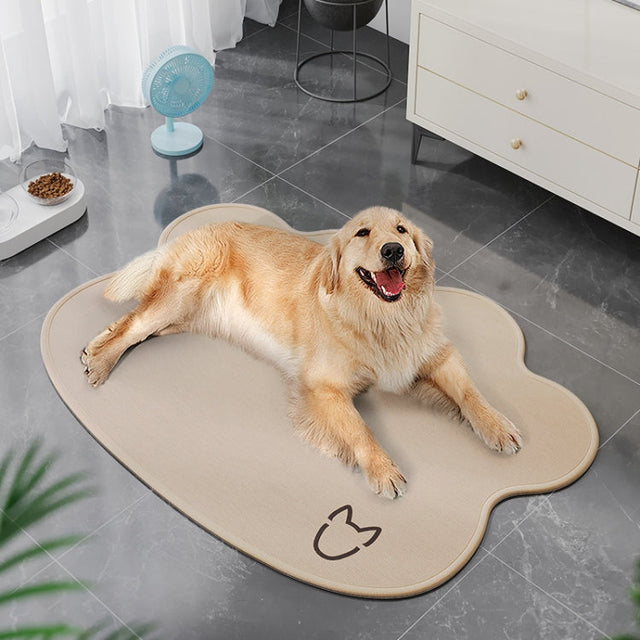 Sommar Kylmatta för Husdjur Hundar Sovmatta Antisklid Scratch Resistant Kylmatta, Storlek: 50x70cm (Beige) |