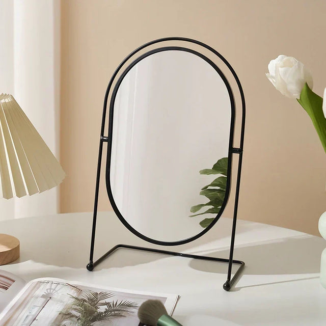 Stort Minimalistiskt Skrivbordsspegel för Makeup