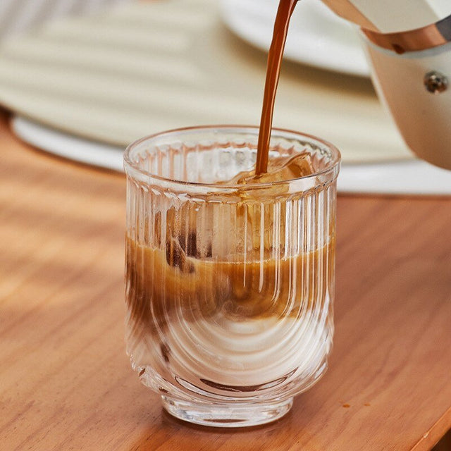 Amerikansk Is Latte Glas Kaffe Mug