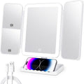Tri-Fold LED Sminkspegel