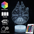 3D Lampa Star Wars Millennium Falcon