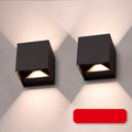 LED Kub Vägglampor | 1+1 Gratis