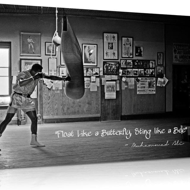 Muhammad Ali Inspirerande Canvas