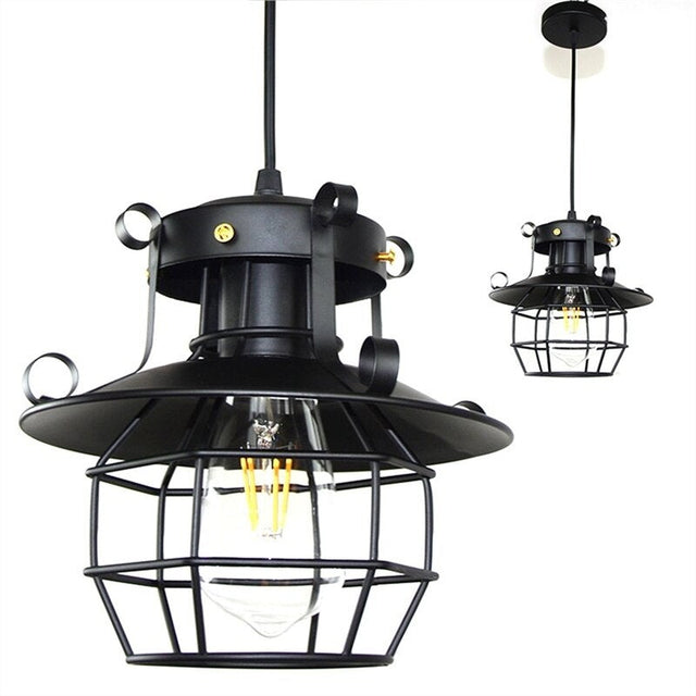 Retro Antik Industriell Lofttaklampa