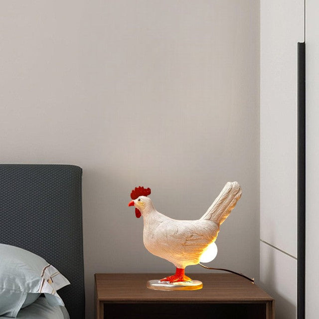 Bordslampa Djur Resin LED Nattlampa