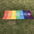 7 Chakra Regnbågs Yogamatta