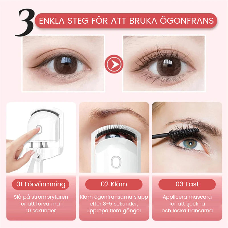 Ny förbättrad elektrisk ögonfransböjare