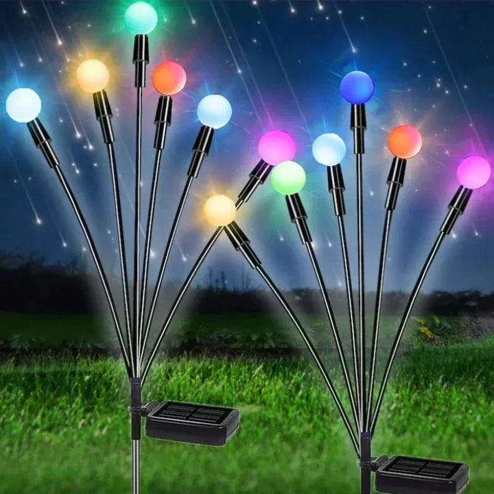 Solenergidriven Eldfluga Trädgårdslampa
