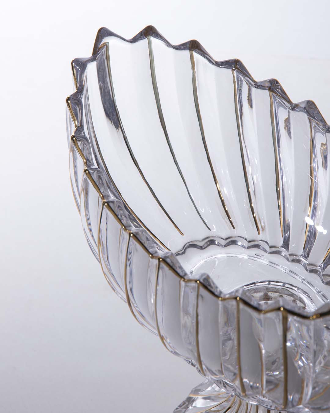 Kristallglas Lotus Dekorativ Skål