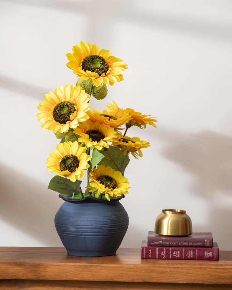 Solros Konstgjord Blomsterarrangemang