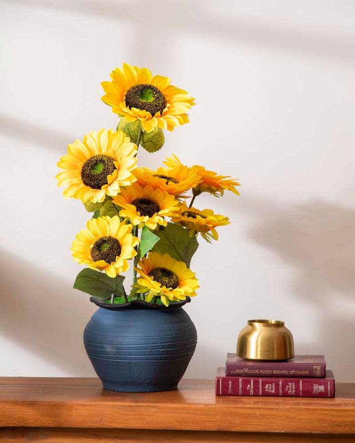Solros Konstgjord Blomsterarrangemang