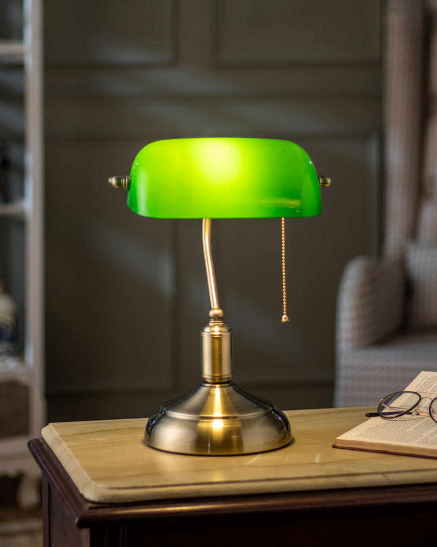 Klassisk Bankerlampa