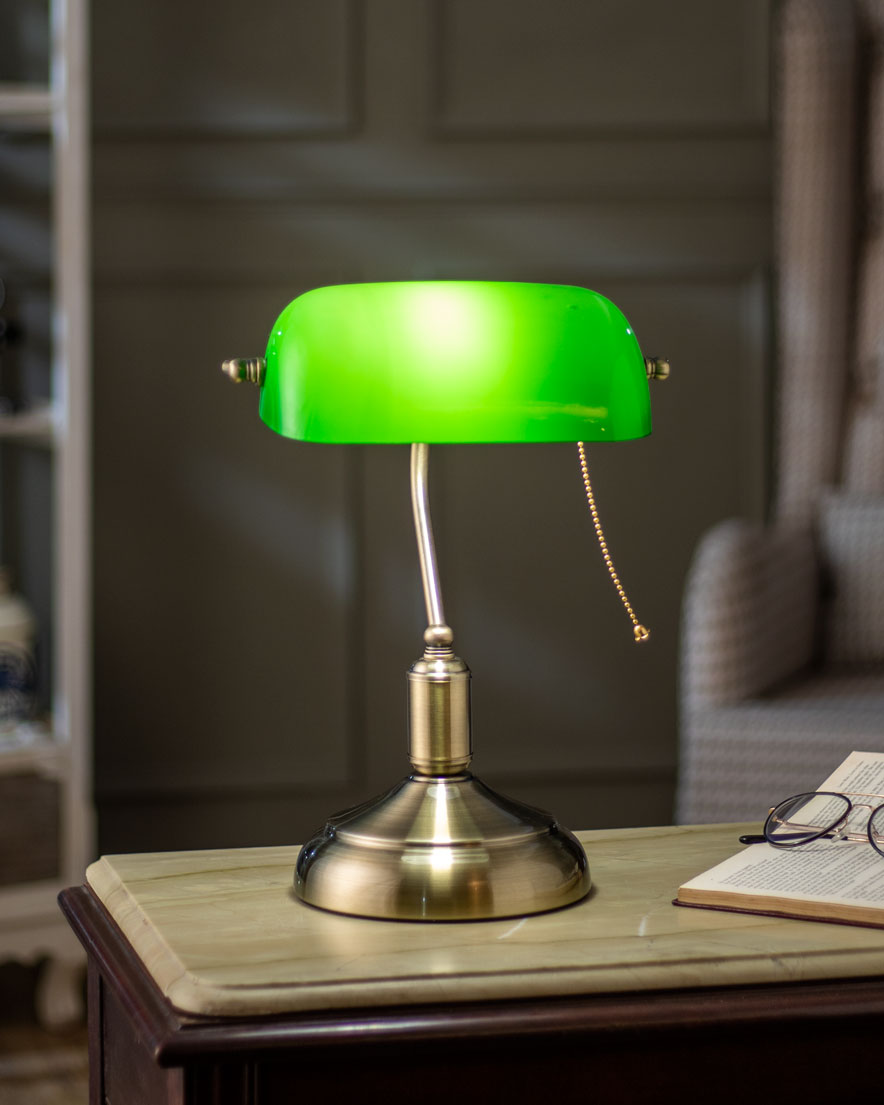 Klassisk Bankerlampa