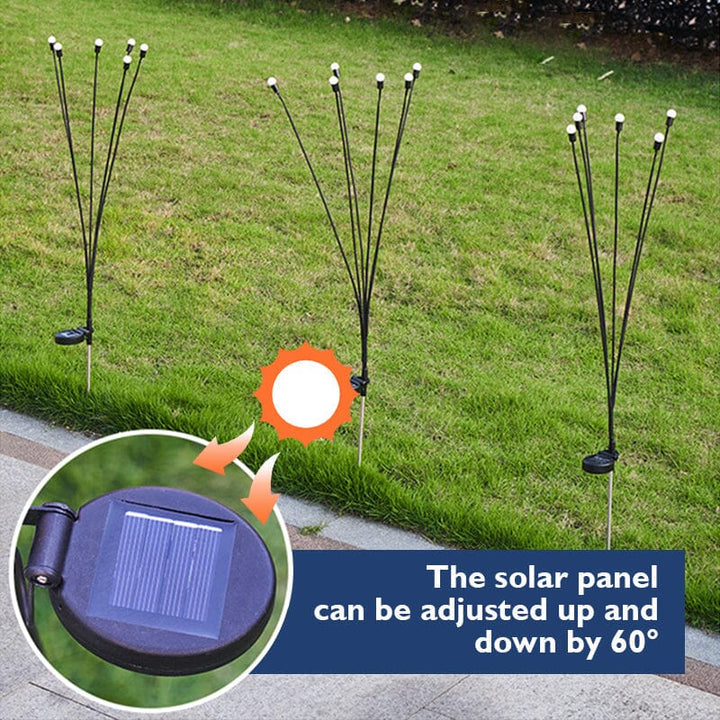 Solenergidriven Eldfluga Trädgårdslampa