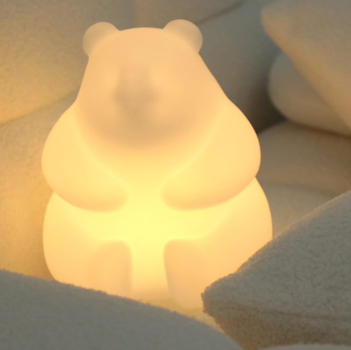 Samtida Kreativ Björn PE LED Bordslampa för Vardagsrummet