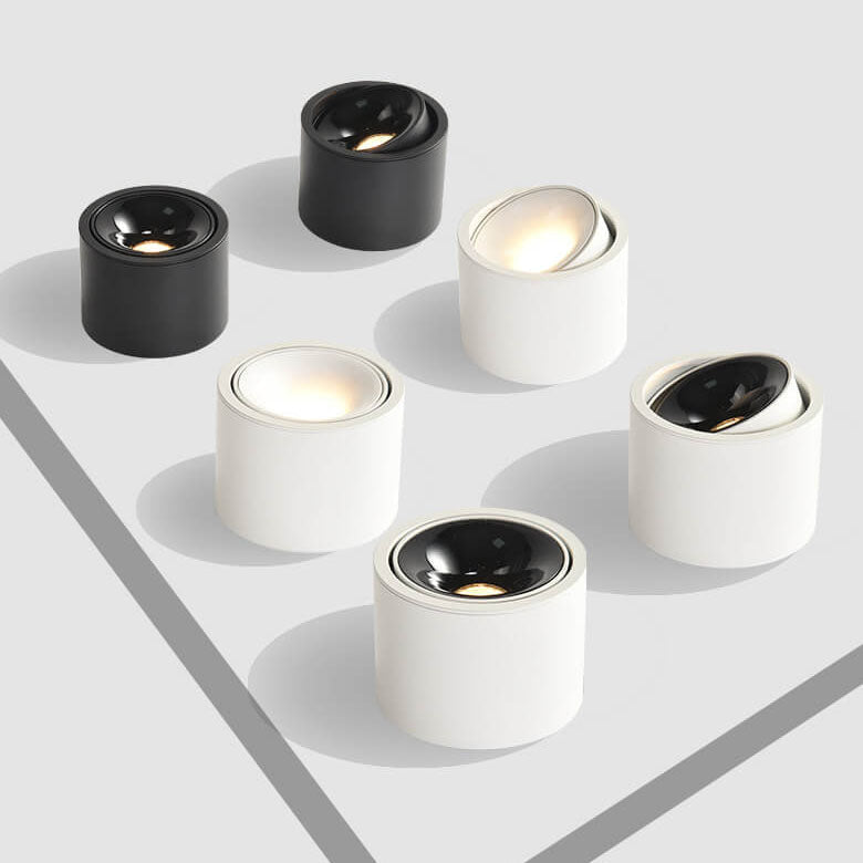 Origo Minimalistisk LED Taklampa - Justerbar Rund Infälld Lampa