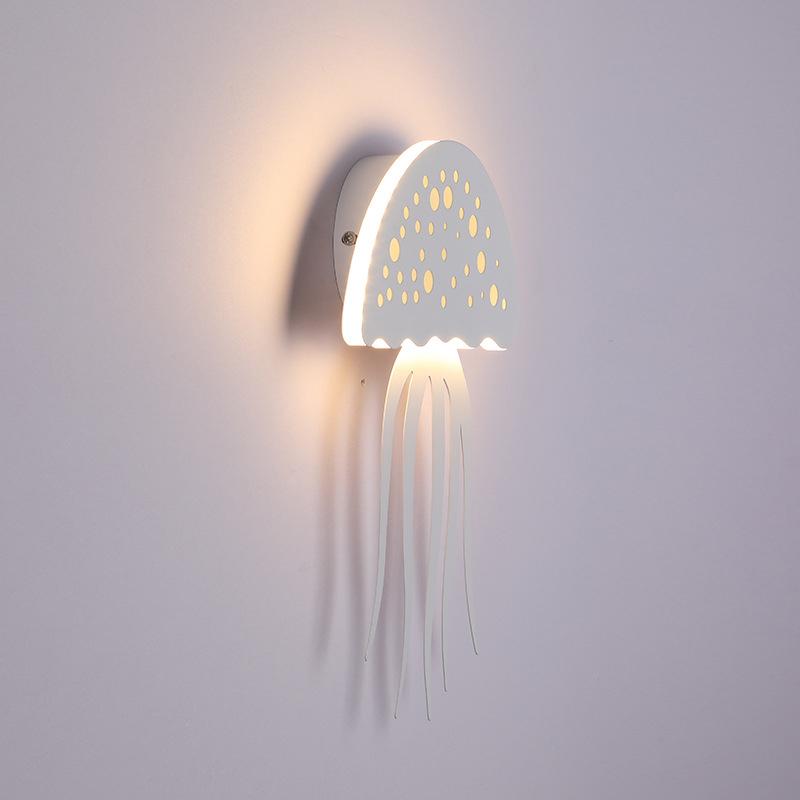 Modern kreativ 1-ljuskälla LED manet vägglampa