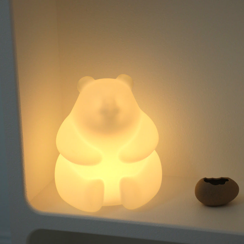 Samtida Kreativ Björn PE LED Bordslampa för Vardagsrummet