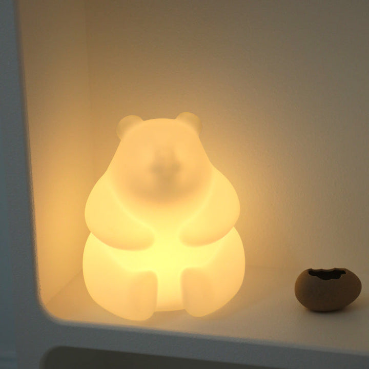 Samtida Kreativ Björn PE LED Bordslampa för Vardagsrummet