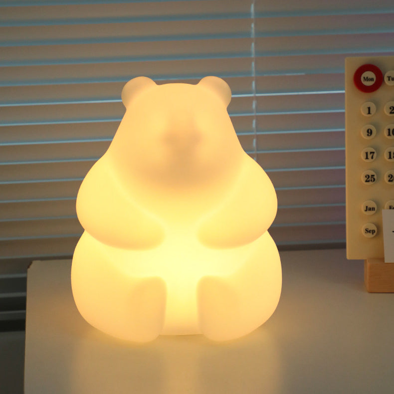 Samtida Kreativ Björn PE LED Bordslampa för Vardagsrummet