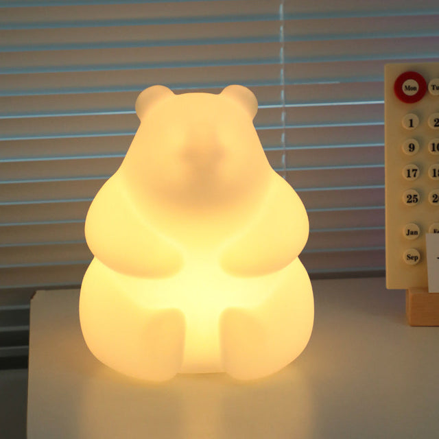 Samtida Kreativ Björn PE LED Bordslampa för Vardagsrummet