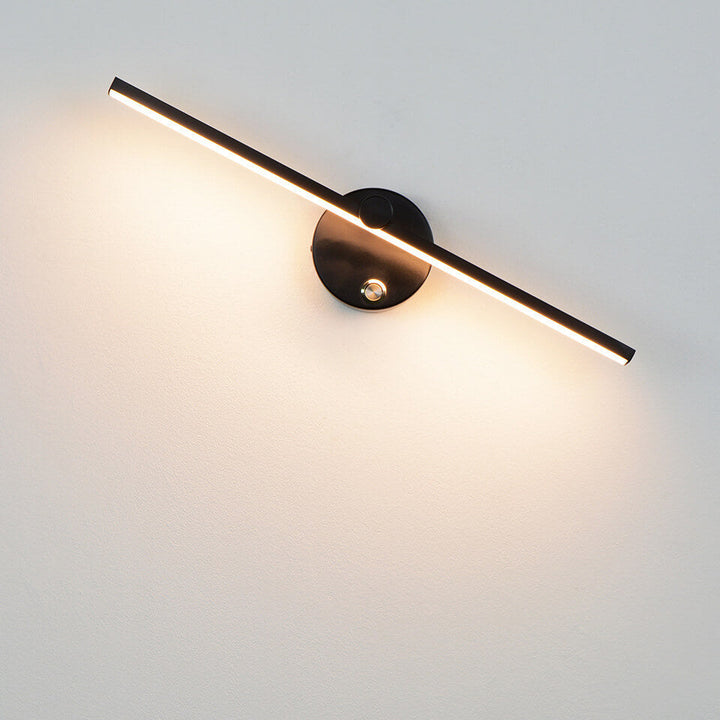 Nordisk Minimalistisk Aluminium Lång Bar Switch LED Spegel Vägglampa