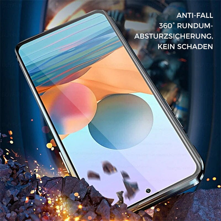 Samsung magnetiskt härdat glas dubbelsidigt telefonfodral