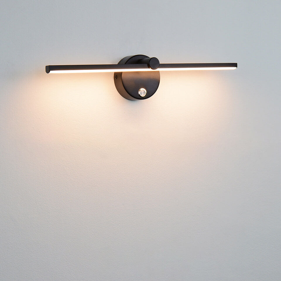 Nordisk Minimalistisk Aluminium Lång Bar Switch LED Spegel Vägglampa