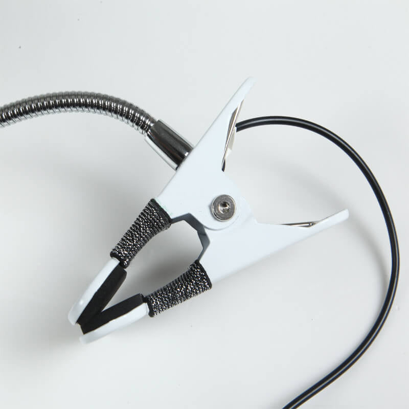 Kreativ enkel USB-byxknapp LED-läsclip-lampa