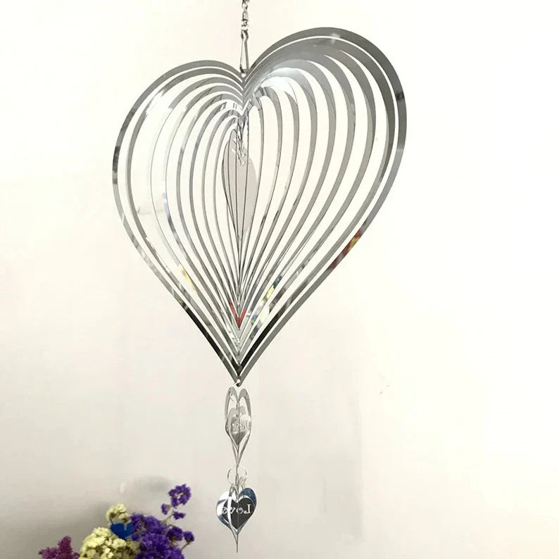 Rotating Wind Bell i rostfritt stål
