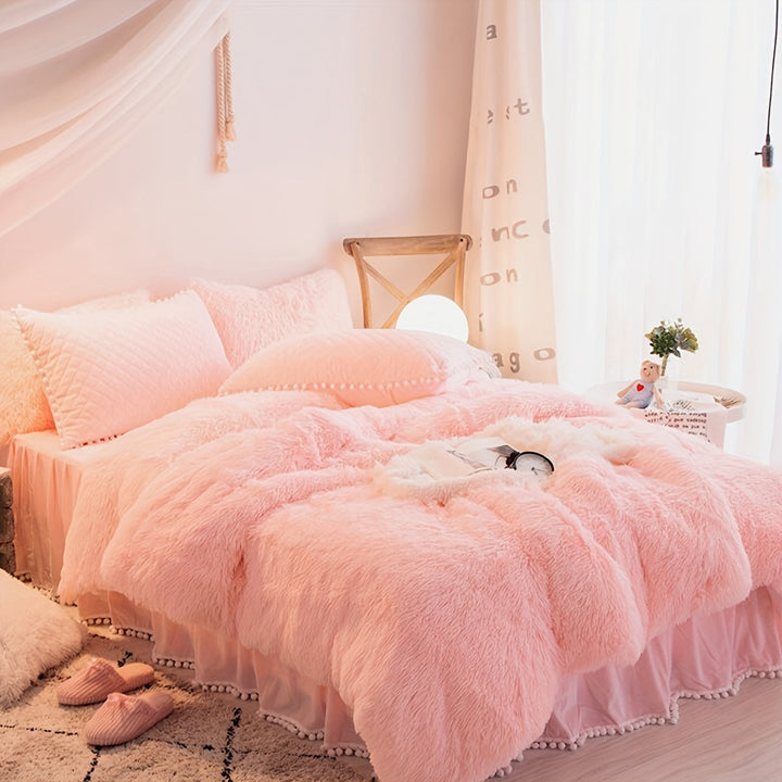 Lyxigt Sammet Duvet Täcke Set för Ultimat Komfort