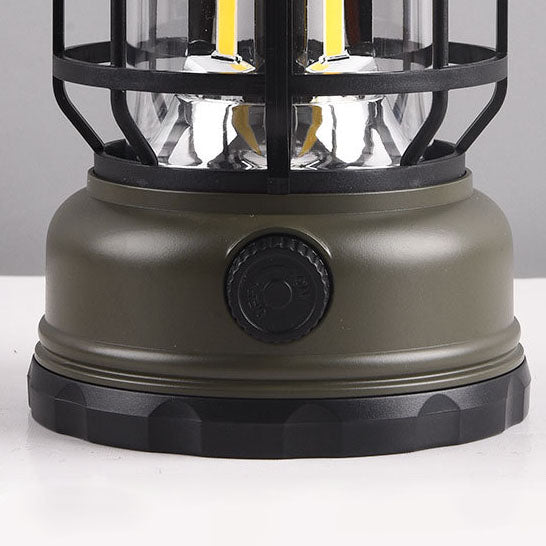 Nutida industriell bärbar USB-uppladdningsbar campinglampa hästlampa för utomhusbruk