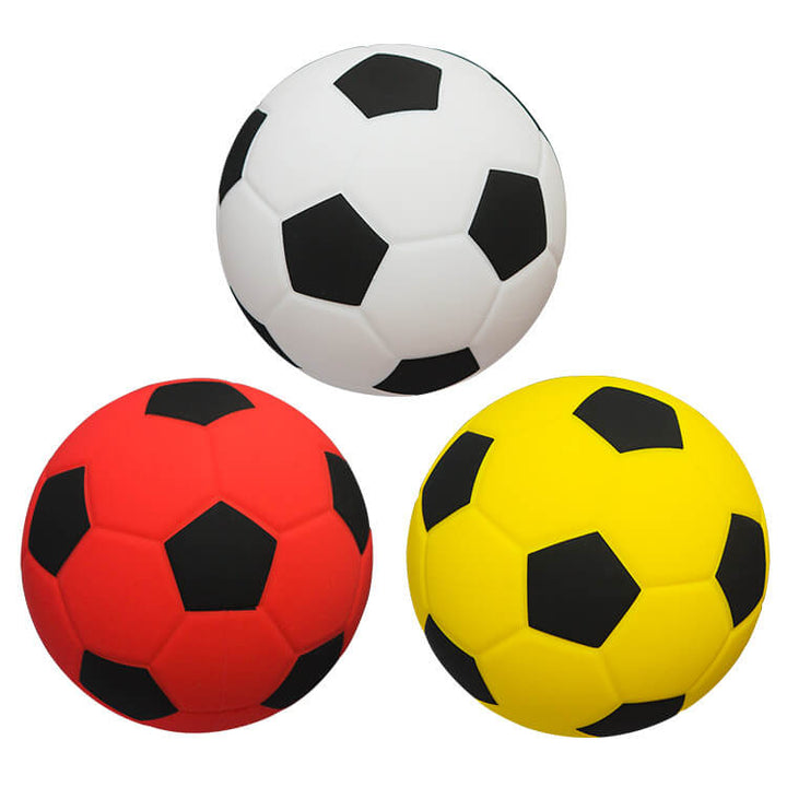 Kreativ Fotboll Silikon LED Nattlampa USB Laddningsbordslampa